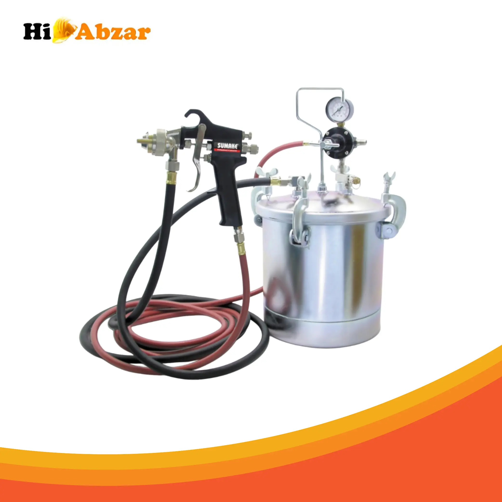 مخزن رنگ تحت فشار 10 لیتری سوماک