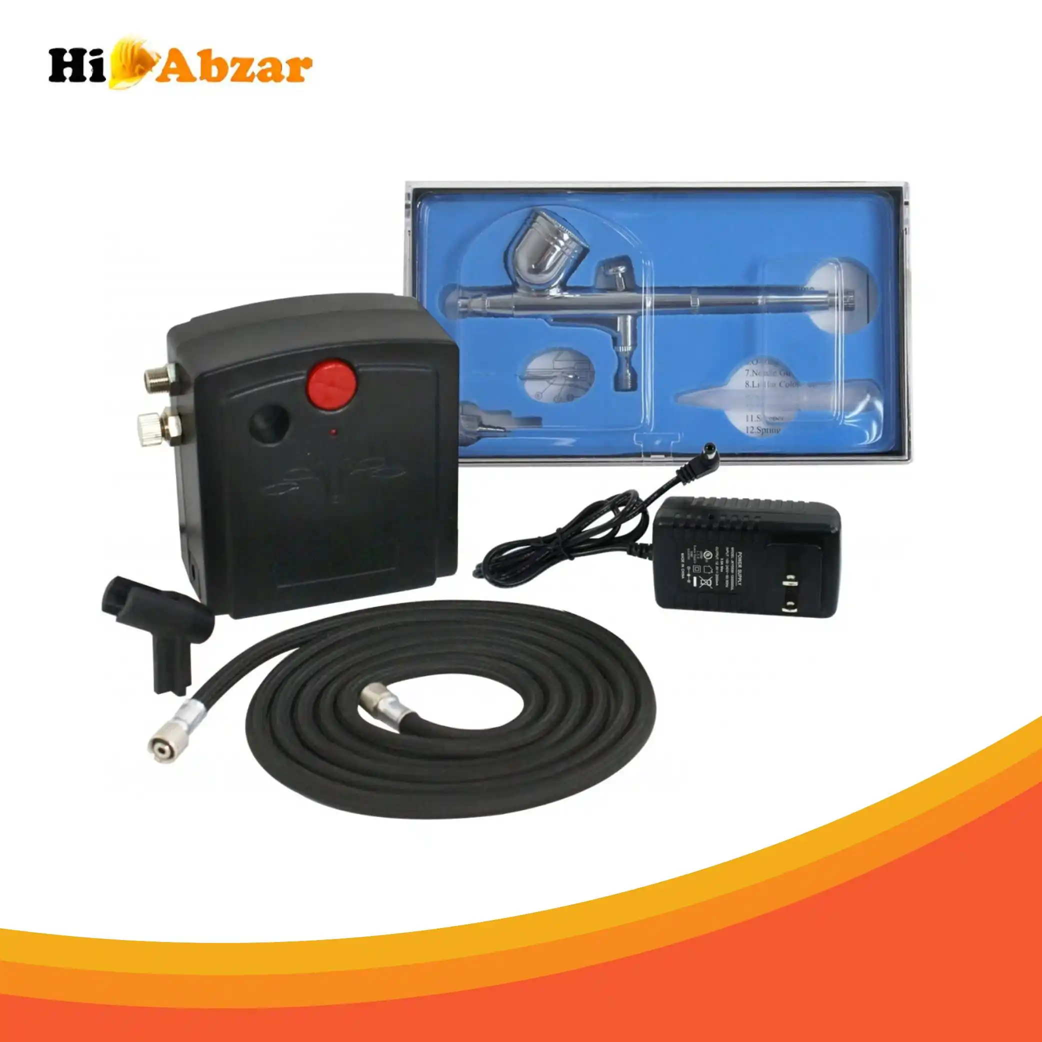 کیت کمپرسور و ایربراش TC-100