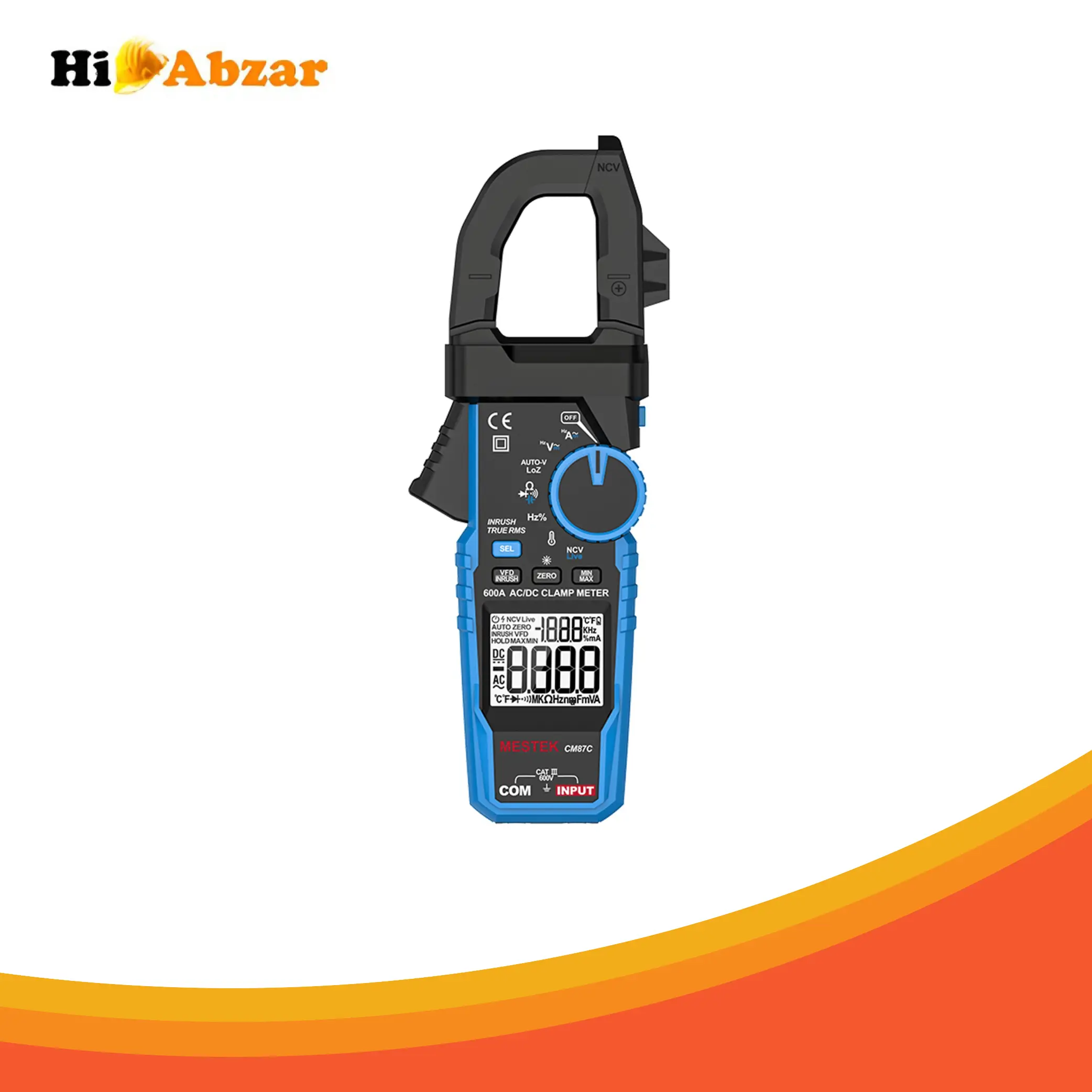 مولتی متر کلمپی دیجیتال مستک مدل CM87C